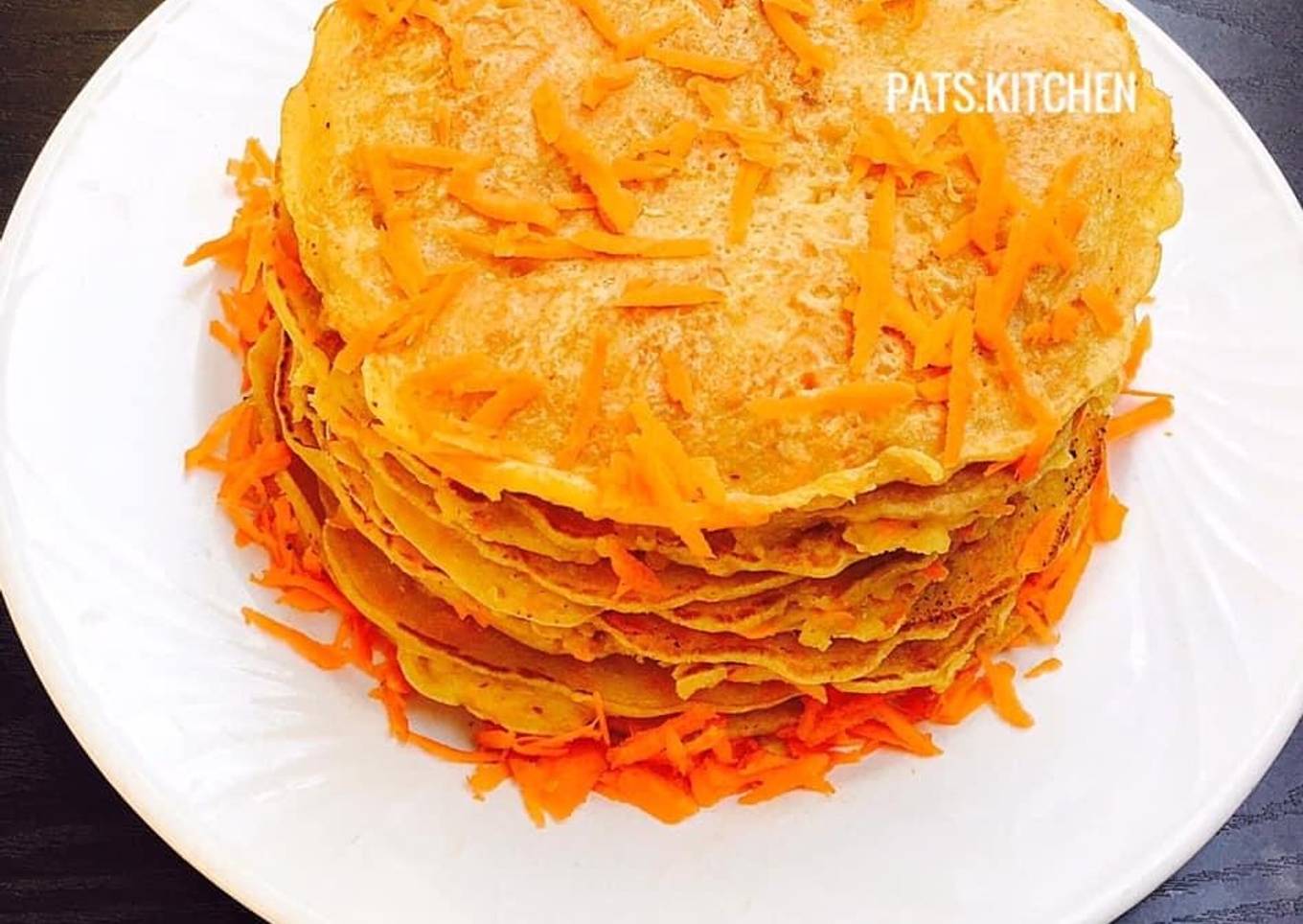 Carrot tortillas
