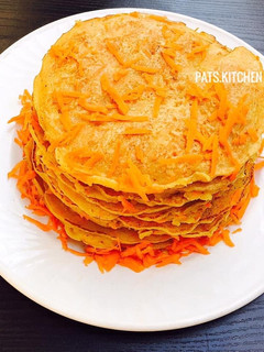 A picture of Savoury Carrot Pancakes.