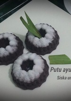Foto resep Putu ayu ketan hitam