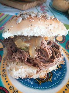 Una foto de Carne desmechada jugosisima