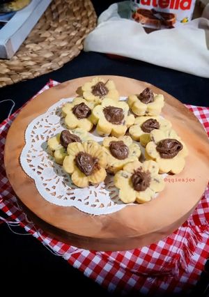 Foto resep Choco Flower Cookies