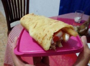 Foto resep Chicken Shawarma with French Fries / Kebab