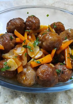 Foto resep Bola-bola daging asam manis