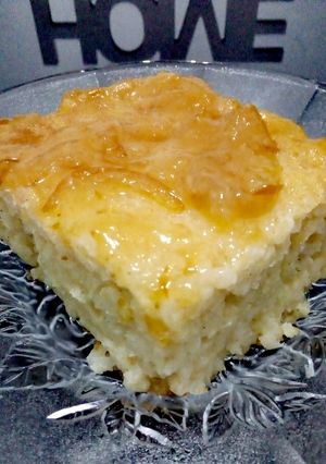 O poză a rețetei Budincă de orez lapte cu dulceață de portocale 🍊.