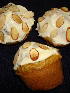 Una foto de Muffins de zanahorias