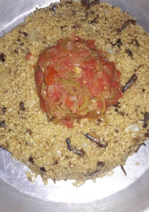 صورة لوصفة الأرز بالسردين