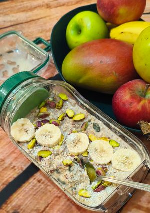 Φωτογραφία της συνταγής Overnight oats σε βαζάκι