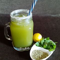 A picture of Mint-Fennel Seed Lemonade.