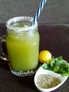 A picture of Mint-Fennel Seed Lemonade.