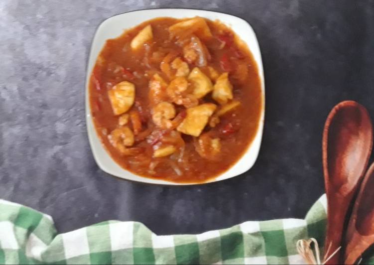 Bagaimana Membuat Udang saus padang Anti Gagal