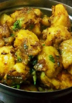 A picture of Arbi ki masaledar Sabji.