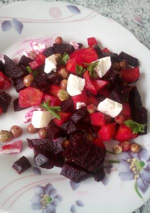 Una foto de Ensalada vegetariana