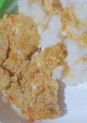Foto resep Tim telur daging dan wortel brokoli mpasi 12+