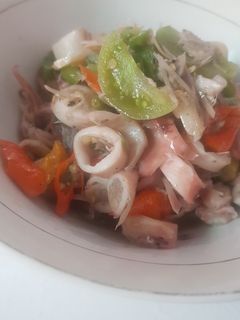 Foto resep Tumis Cumi Asin Kecombrang