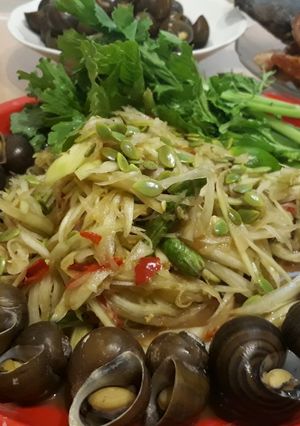 รูปของ ส้มตำปูปลาร้า สูตรโคตรแซ่บ #เย็นนี้ผอมแน่