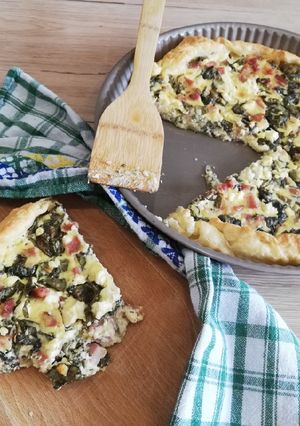 Sóskás pite recept fotója