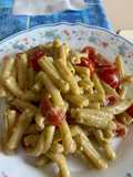 Casarecce with Genovese Pesto and Stracciatella