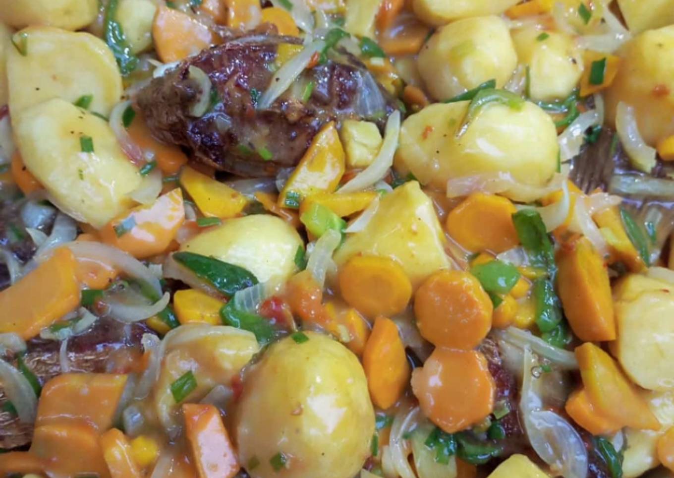 Chicken and potato casserole