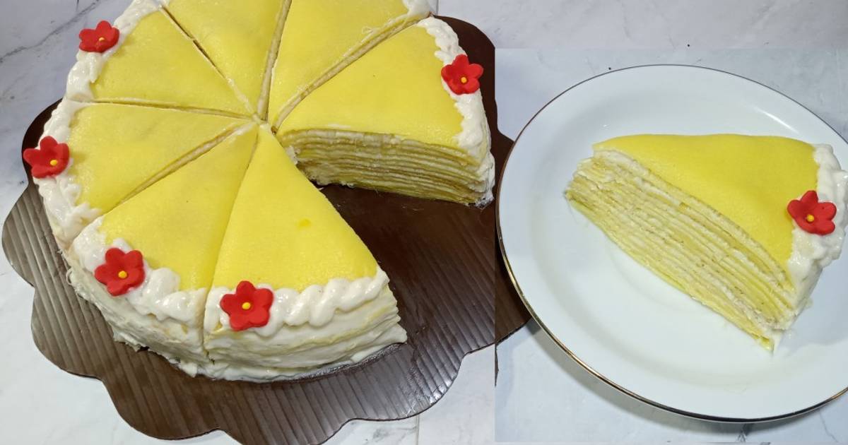 Resep Mille crepes Durian oleh Nurkmalasari Cookpad