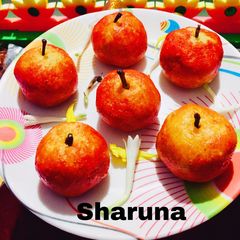 A picture of Apple Paneer Peda.