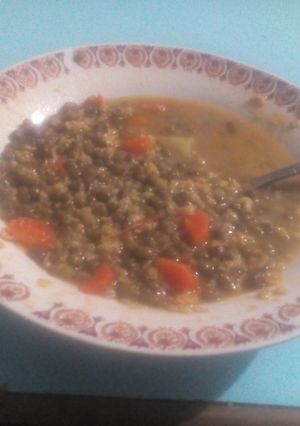 A picture of Green gram stew.