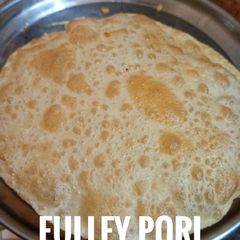 A picture of Fluffy poori.