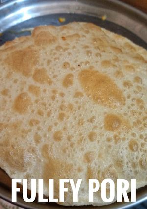 A picture of Fluffy poori.