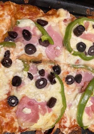 Φωτογραφία της συνταγής Ελληνική πίτσα 🍕