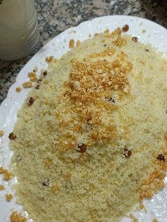 صورة لوصفة سفة بالكسكس والزبيب