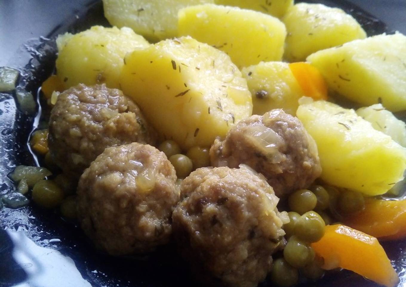 Albóndigas en salsa sin huevo