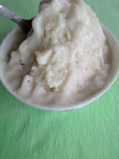 Hình của món Sinh tố mãng cầu tơi xốp.