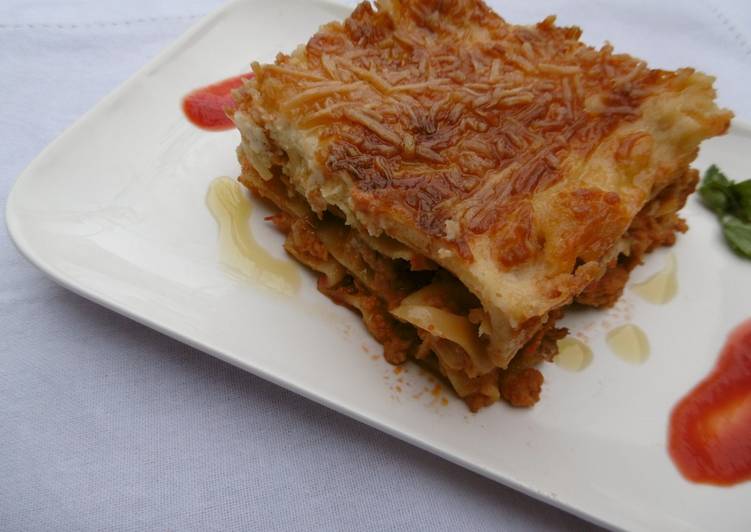 Recipe of Ultimate Oven Baked Chicken Lasagna with a Refreshing Taste