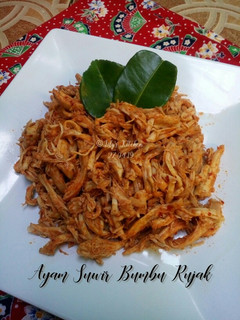 Foto resep 244.Ayam Suwir Bumbu Rujak