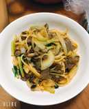 Mì xào bò cần tây