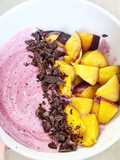 Smoothie bowl fruits des bois