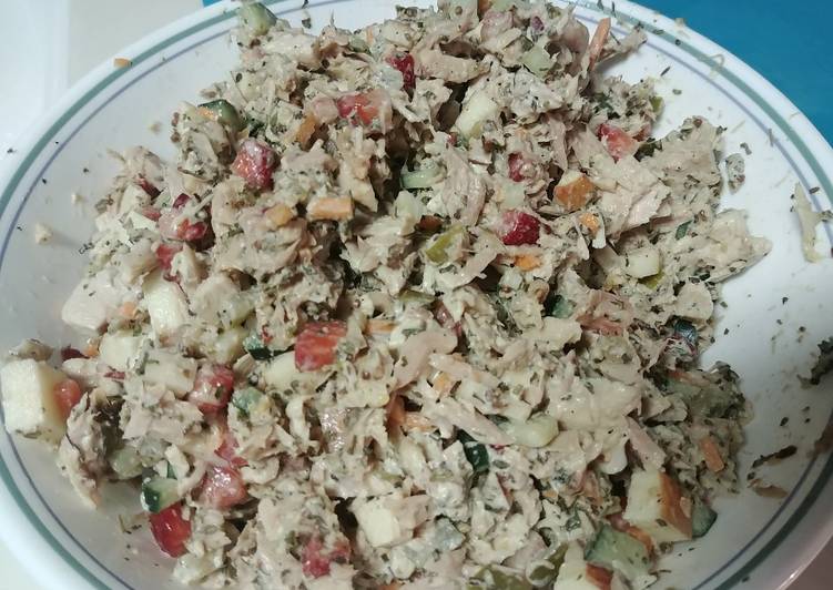 Steps to Prepare Favorite Mediterranean Inspired Tuna Salad