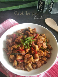 Foto resep Orek Tempe Basah