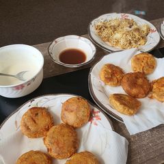 A picture of Potato cutlet/Aloo tikki.