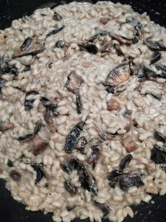 Una foto de Risotto con champiñones