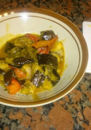 A picture of Roasted vegetables salad.