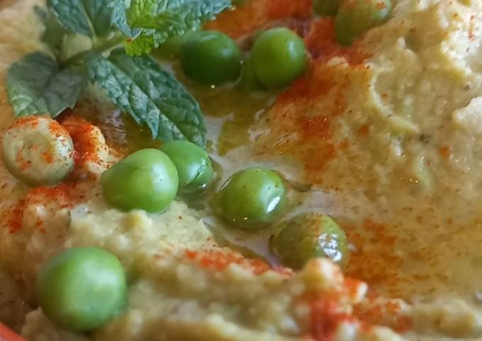 Hummus De Guisantes Y Menta 🌱🥄 Receta De Vicky- Cookpad