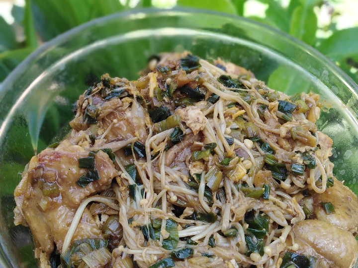 Cara Memasak Ayam enoki masak saos inggris Kekinian