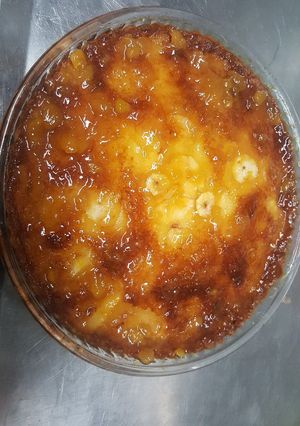 Una foto de Tarta de pera fácil y rica