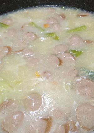Foto resep Sup Sosis Sederhana