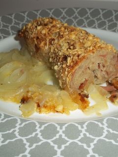 Una foto de Redondo de carne picada al horno y crujiente