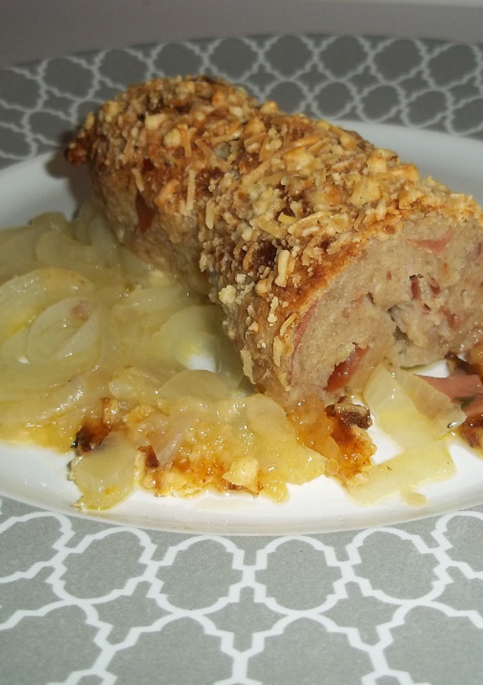 Una foto de Redondo de carne picada al horno y crujiente