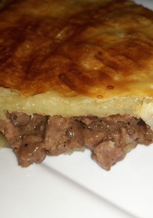 A picture of Steak and kidney pie.