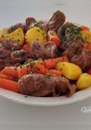 Une photo de Ragoût de gésiers de dinde au Cookeo