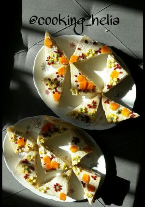 عکسی از دستور کیک مرغ
