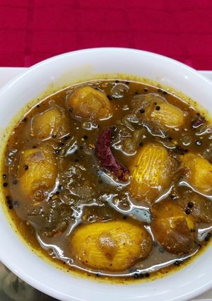 A picture of Sour Hog Plum or Amra Chutney.